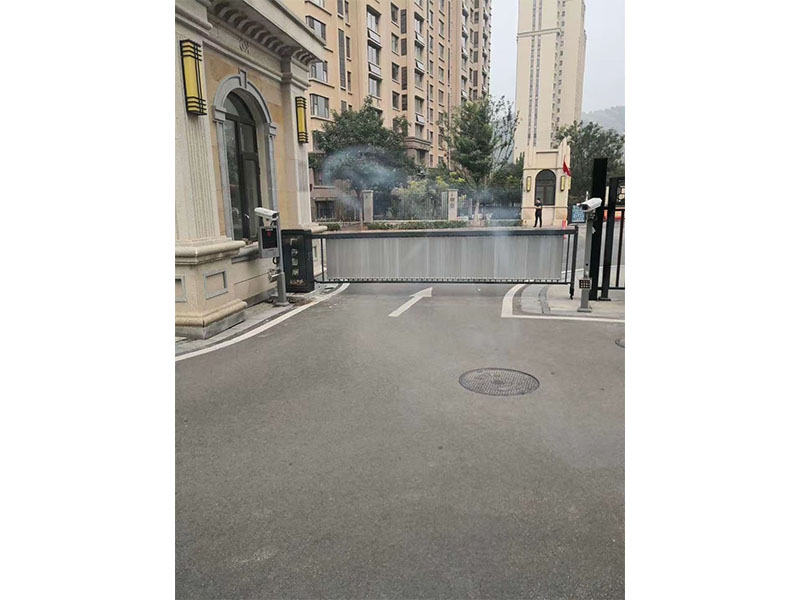 广告道闸安装案例